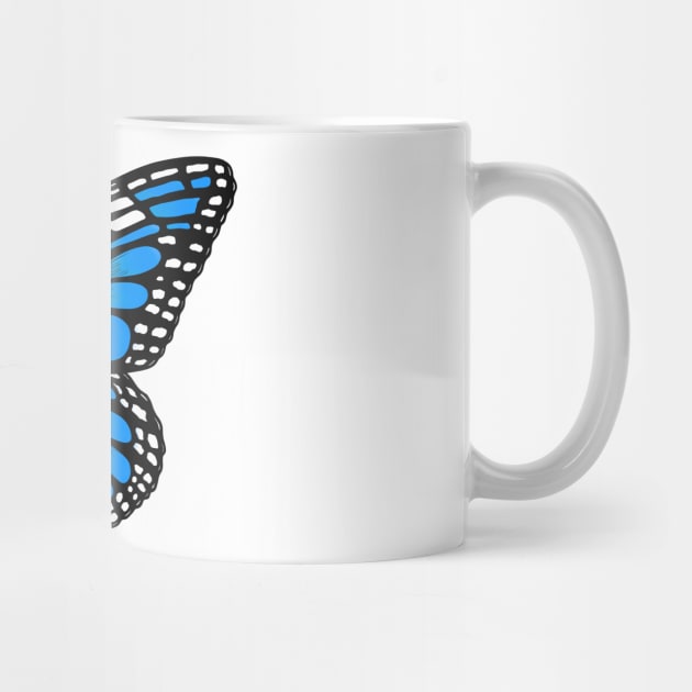 Monarch Butterfly - Blue by GraphiscbyNel